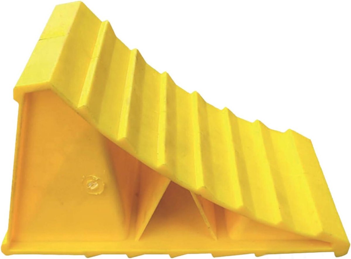 Wielkeggen - Parkeerblokken - Voertuig Stabiliseren - Stevig Rubber - 24.6 x 13.6 x 14.4 cm - Meerkleurig
