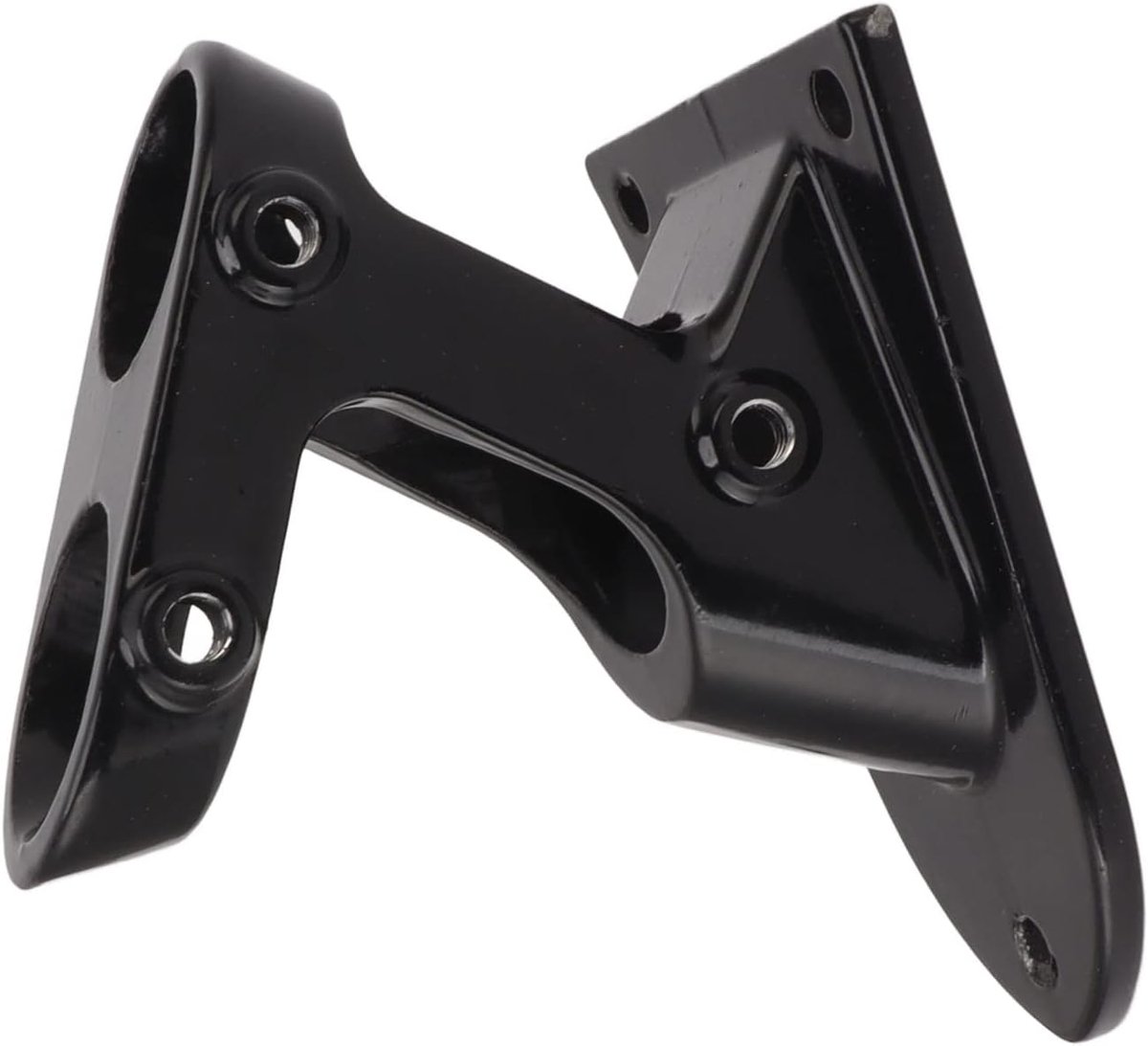SnelShoppen - Flagpole Holder Dubbele Gat Heavy Duty Vlaggenhouder Metalen Vlaggensteun Voor Muur Dak Buiten Reling Houten Palen Huis Porch Sterk en R