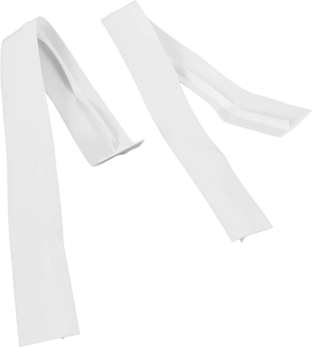SnelShoppen - 2x Stove Counter Gap Cover - Anti-Olie Oven Gap Filler Sealing Strip - Makkelijk Schoon te Maken voor Keuken Apparaten - Wit