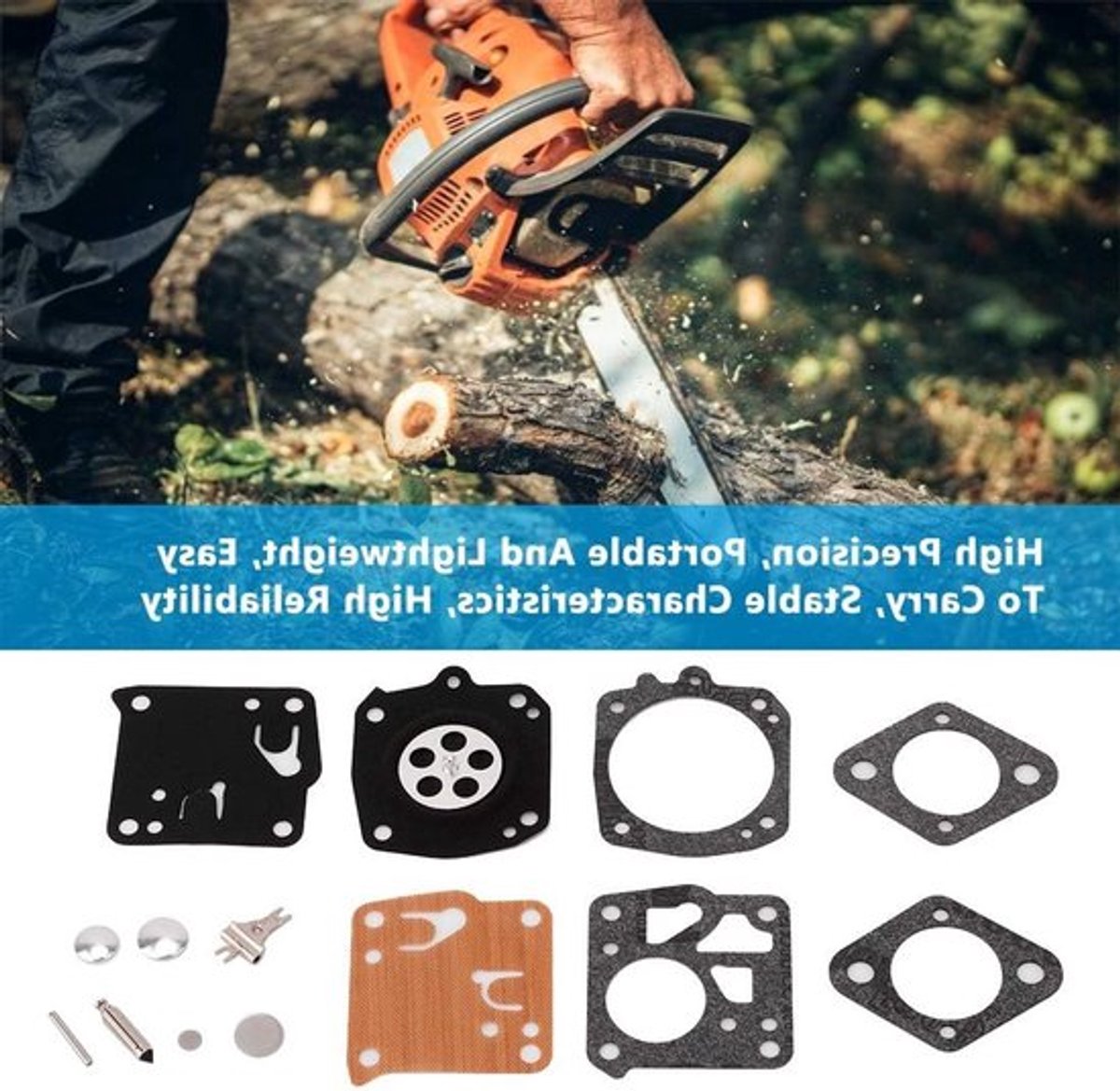 Kit voor carburetor reparatie - hooghwalend materiaal