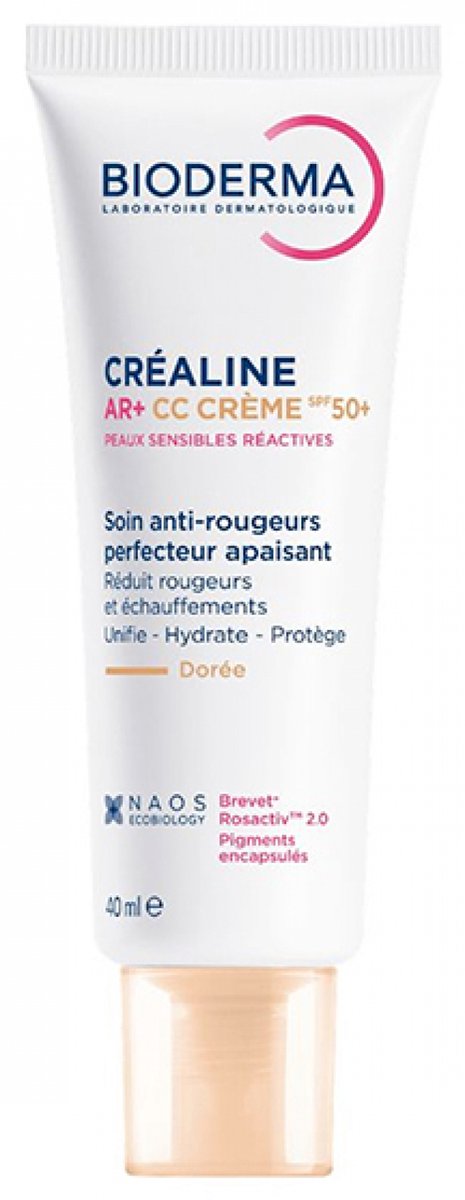 Bioderma Créaline AR + CC Cream SPF50+ 40 ml (Tint : Gouden)