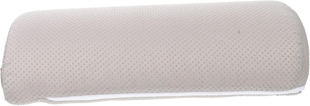 Voetensteun Bureau - Ondersteunend Kussen - Comfortabel Zitten - Ergonomisch Halve Cilinder - 40 x 20 x 10 cm - Grijs