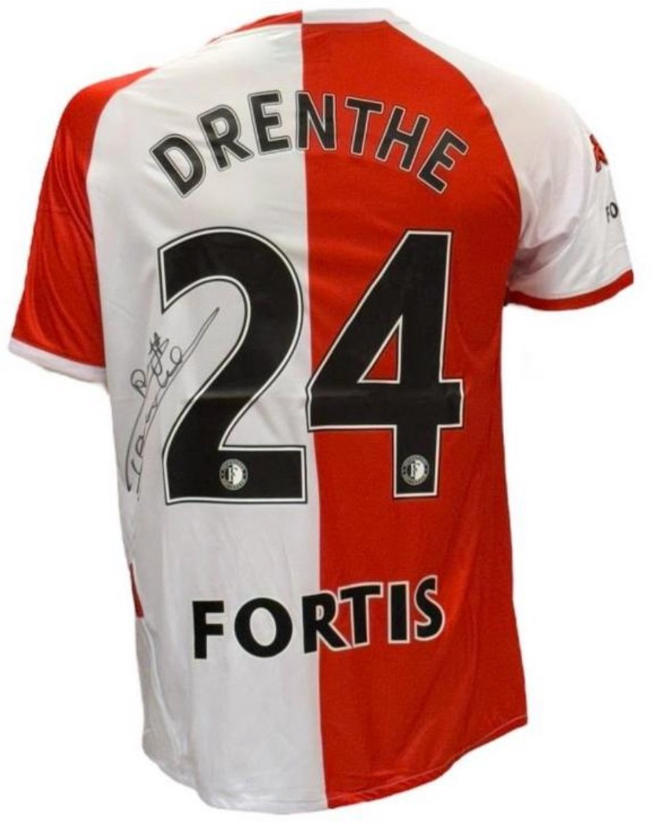 Royston Drenthe gesigneerd Real Madrid 06/07 thuis shirt