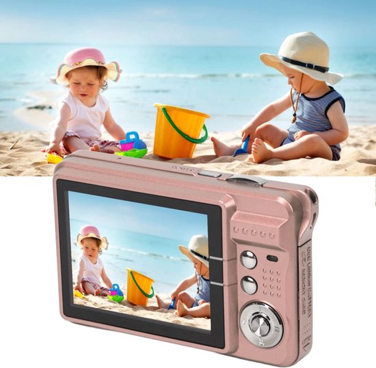 Compacte vlogcamera met 4K fotografie en digitaal toestel Zeynomax
