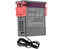 Digitale Thermostaat - Temperatuurregelaar - Aquarium Terrarium - Geavanceerde Controle - 8.5 x 7.5 cm - Zwart