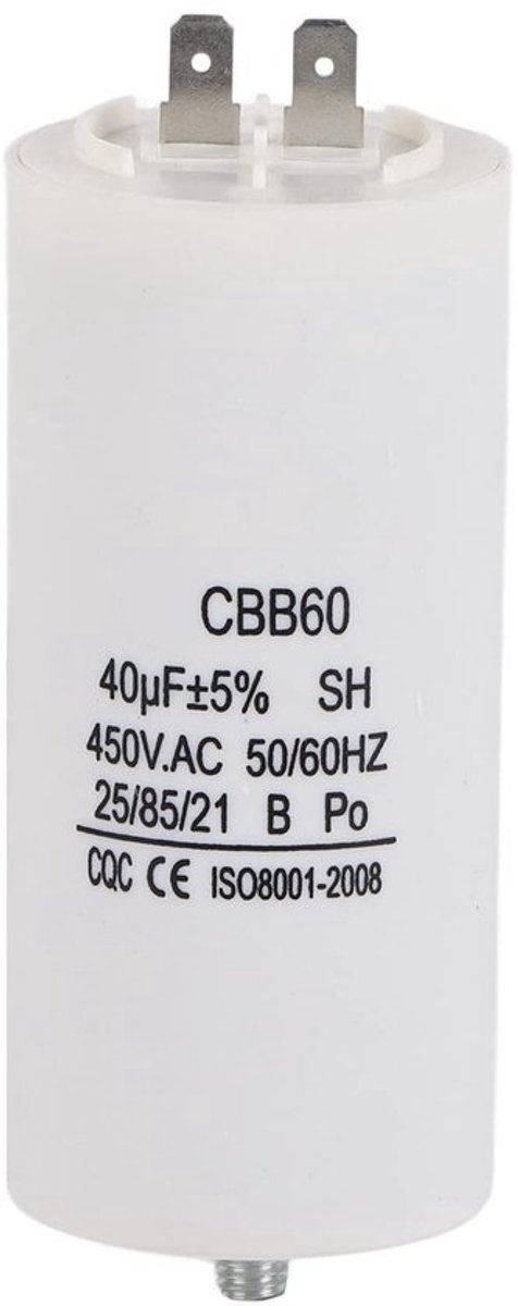 Onf3 - Startcapacitor - 40 Microfarad - Hoge isolatieweerstand - 450 Volt