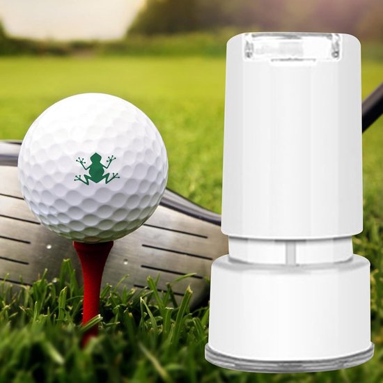 Golfbal Sjabloon - Stempel Gereedschap - Golfbal Markeren - Herbruikbaar en Sneldrogend - 1.5 cm Afdruk - Diverse Kleuren — afbeelding 2