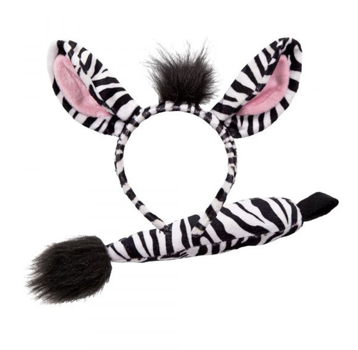 Zebra oren met staart