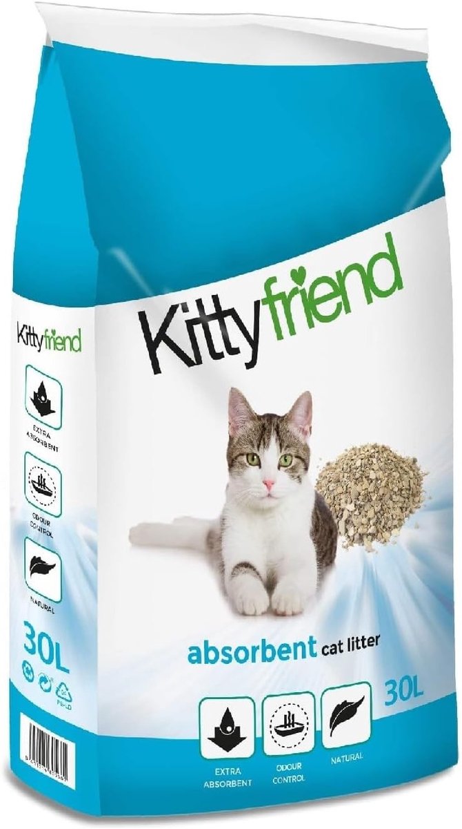 Kattenbakvulling - Natuurlijke Klei - Hoog Absorptievermogen - Stuifarm - Voor Katten