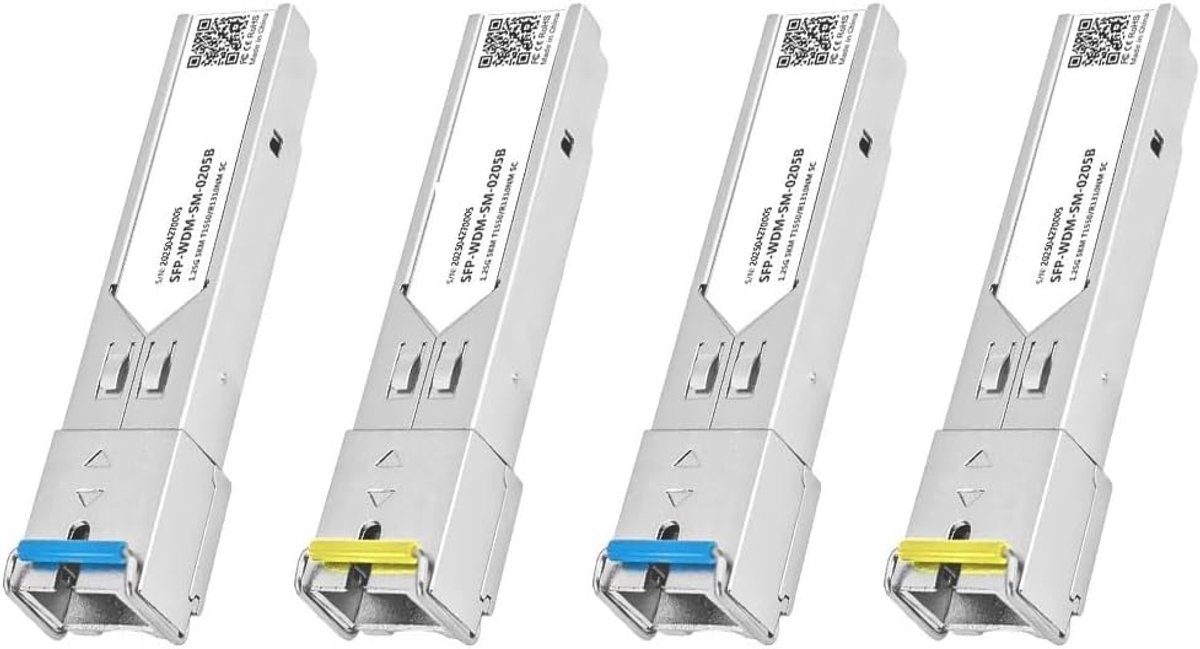 SFP Module - Glasvezel Transceiver - Netwerk Uitbreiding - Dubbele Golflengte - 5 km - Niet gespecificeerd