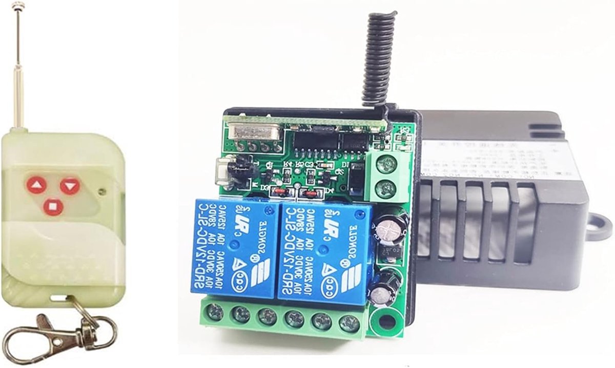 Lineaire Aandrijving Controller - Motor Besturing - Motor Vooruit Achteruit - RF433M Hz Afstand - 12V 24V - Goud