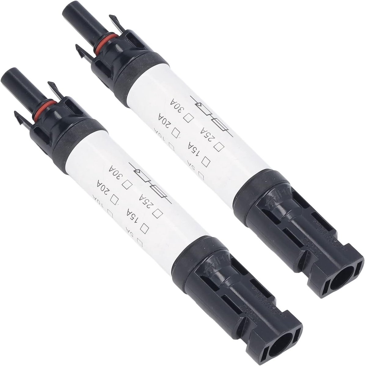 Zonne-PV Connectorset - Zonnepanelen Connectoren - Energie Opwekken - IP68 Waterdicht - 2 Sets - Zwart
