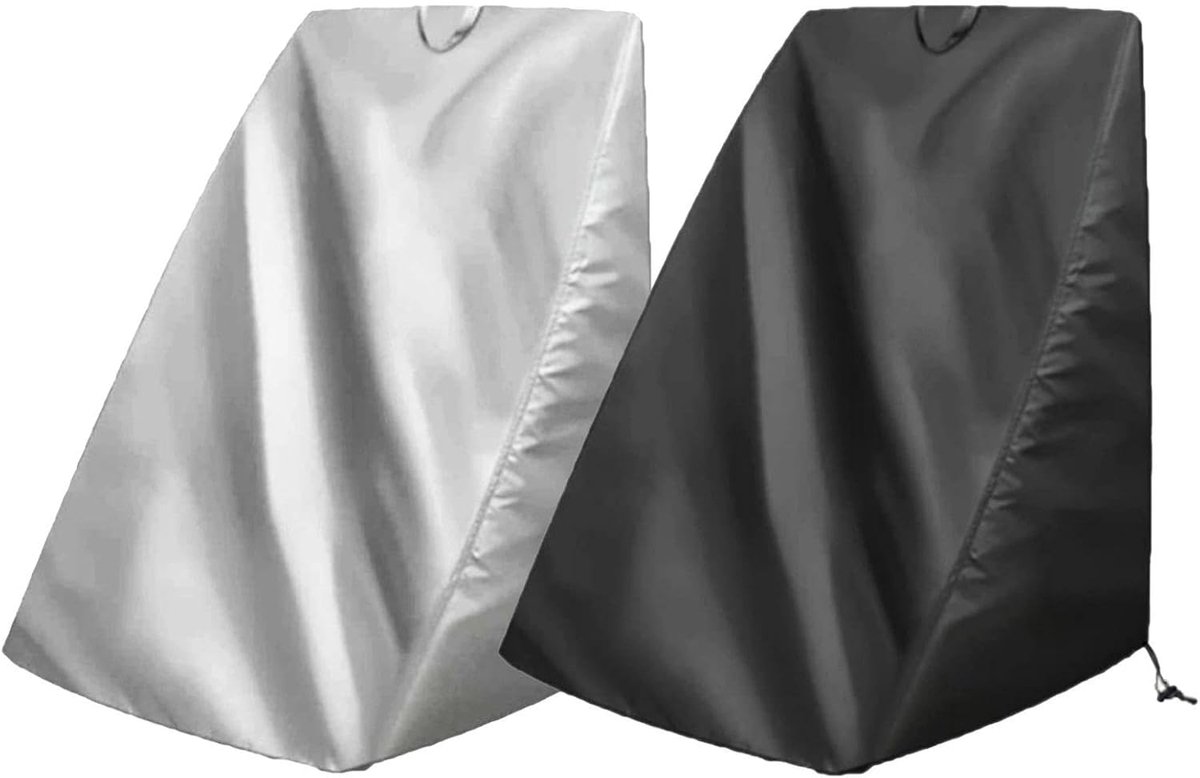 Tuinslanghaspelhoes - Slanghaspel beschermhoes - Tuinslang beschermen - Dubbel verdikt Oxford doek - 65 x 61 x 86 cm - Zilver