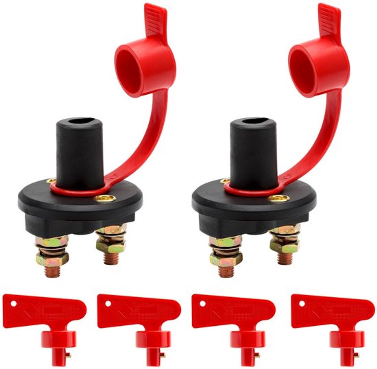 Batterij-scheidingsschakelaar 12v/24v, waterdicht Zeynomax