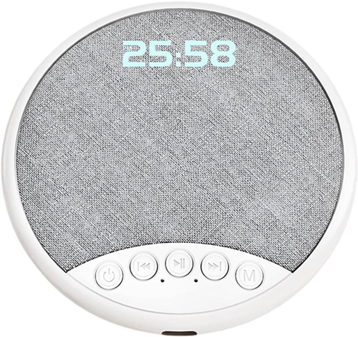 Kussen Speaker - Ondersteunende Audio - Rustgevende Slaap - Gerichte Geluidstechnologie - 9.7 x 9.7 cm - Grijs