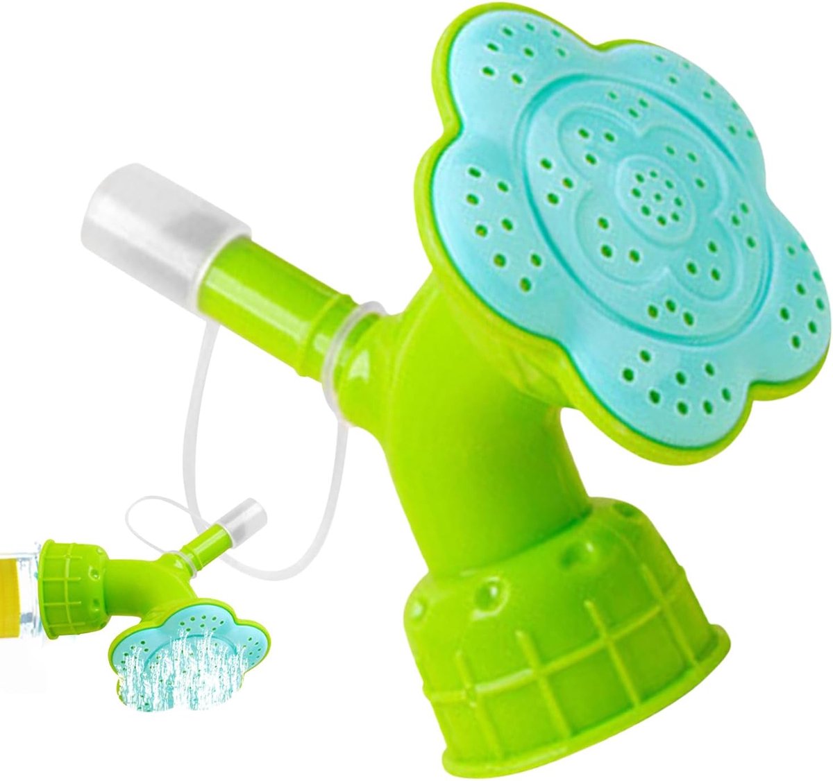 Gieter Opzetstuk - Sproeikop Fles - Planten Water Geven - Universele Pasvorm - 73 Sproei-standen - Groen