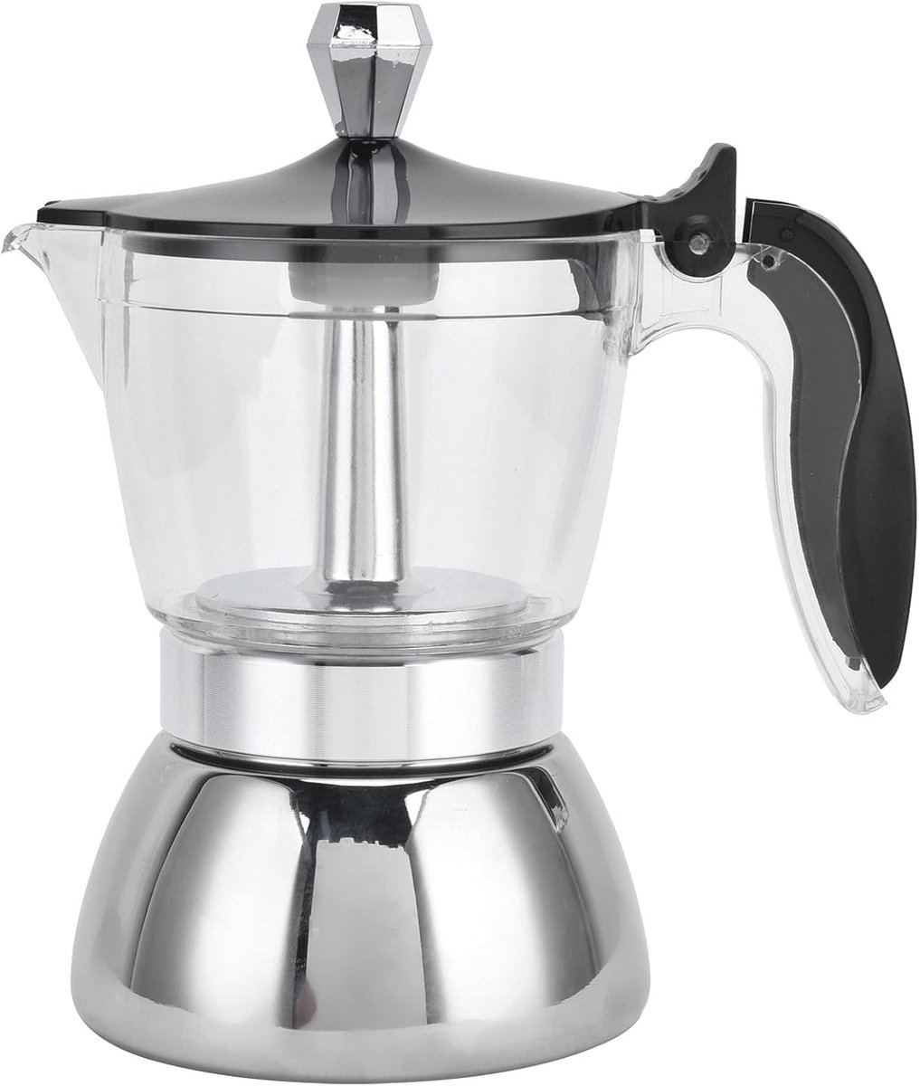 Koffiezetapparaat Mokken Set Thuis Koffie Maken Roestvrij Staal 200ml Zilver