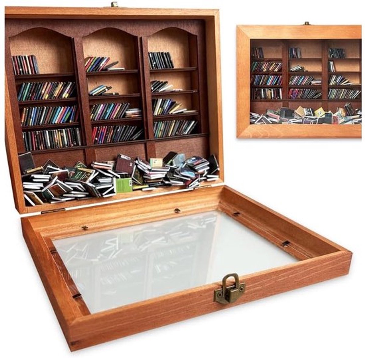 SVGCommerce - Stress Reliever - Miniature Bookcase - Ontspanning en mindfulness