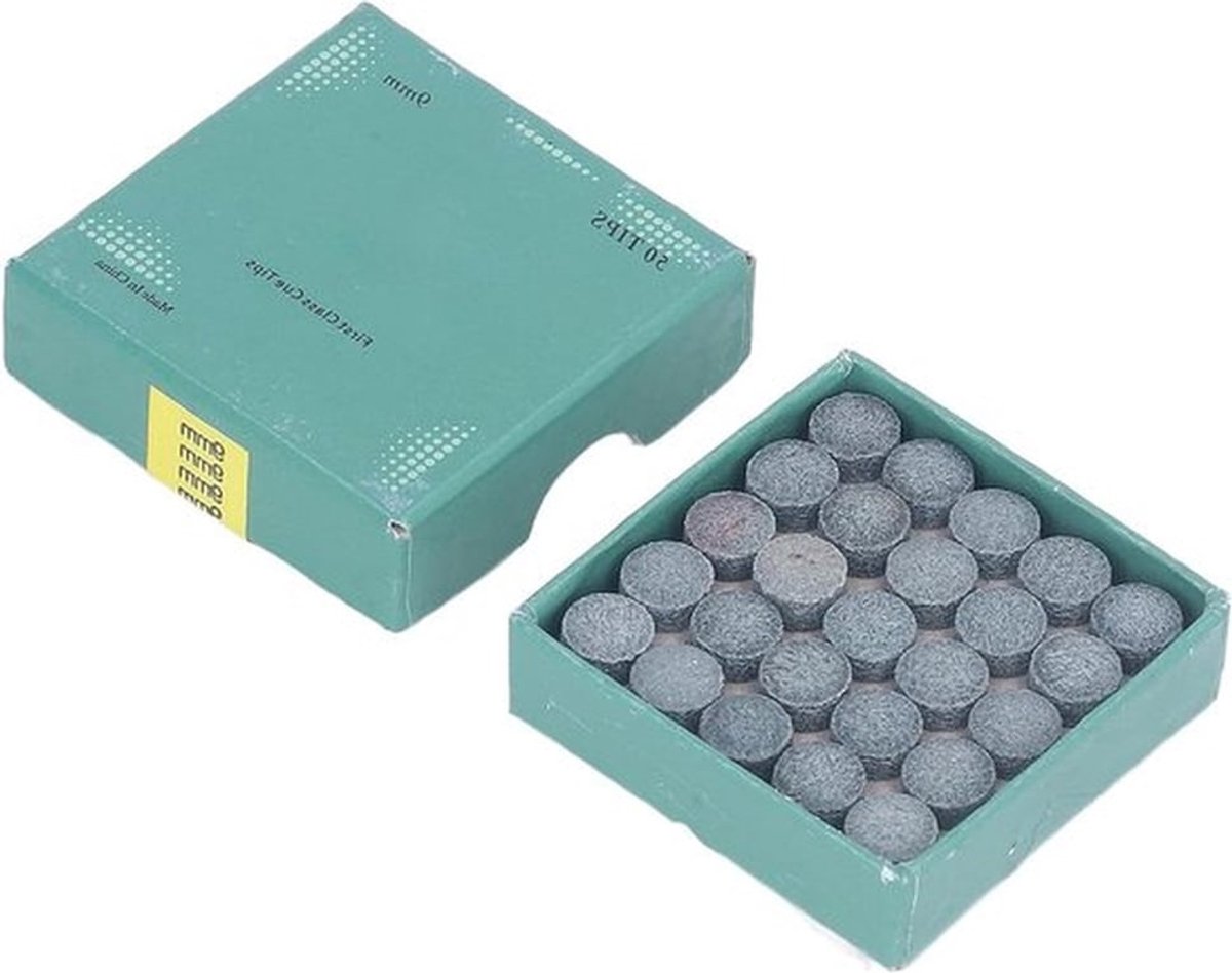 Tips Vervanging Set 50 stuks - Biljart Snooker Accessoires - 9 mm