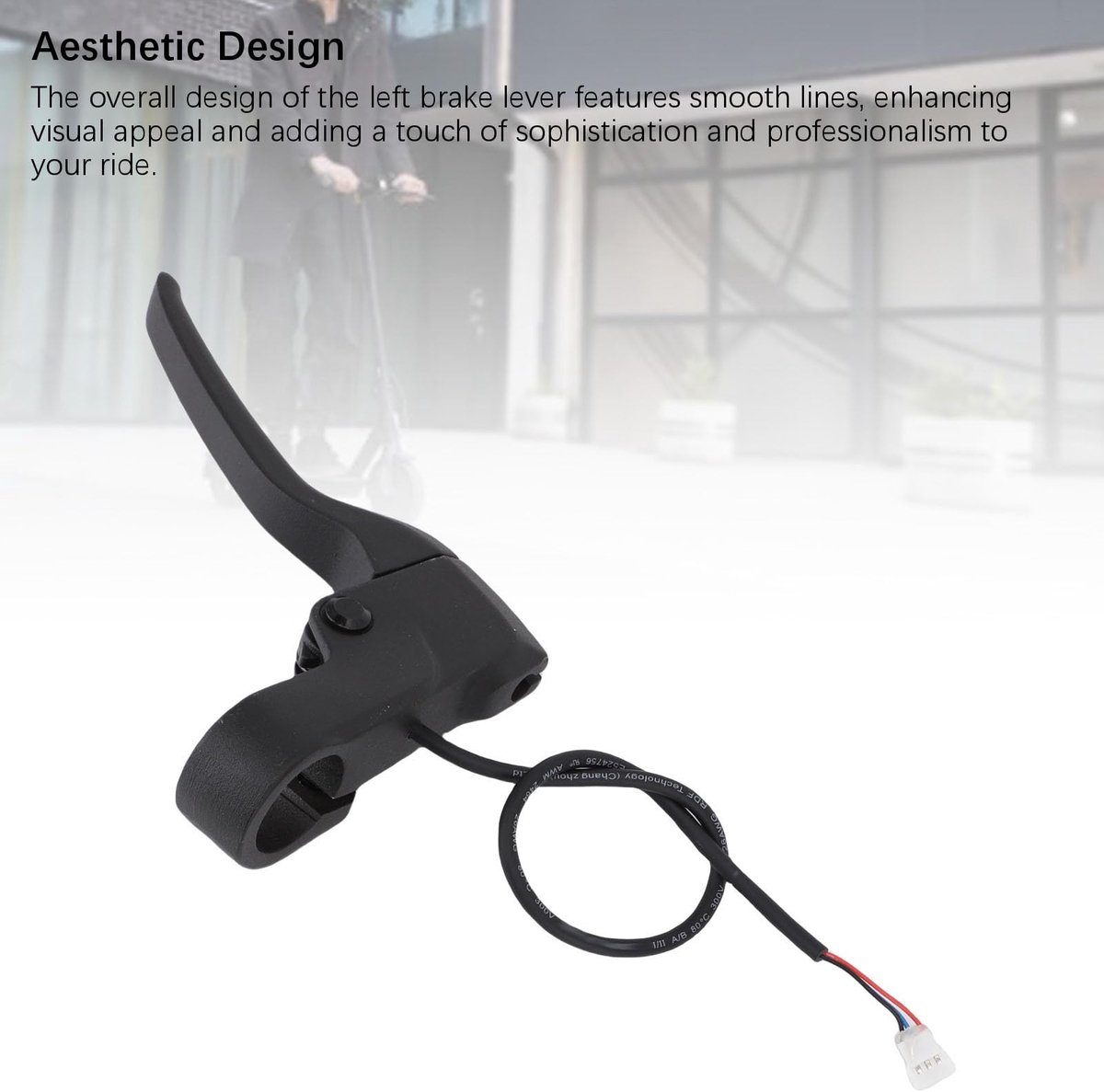 SnelShoppen - MechKit Linker Remhendel voor Elektrische Step, Antislip, Legering, Zachte Terugslag, Stabiele Greep voor NIU Scooter