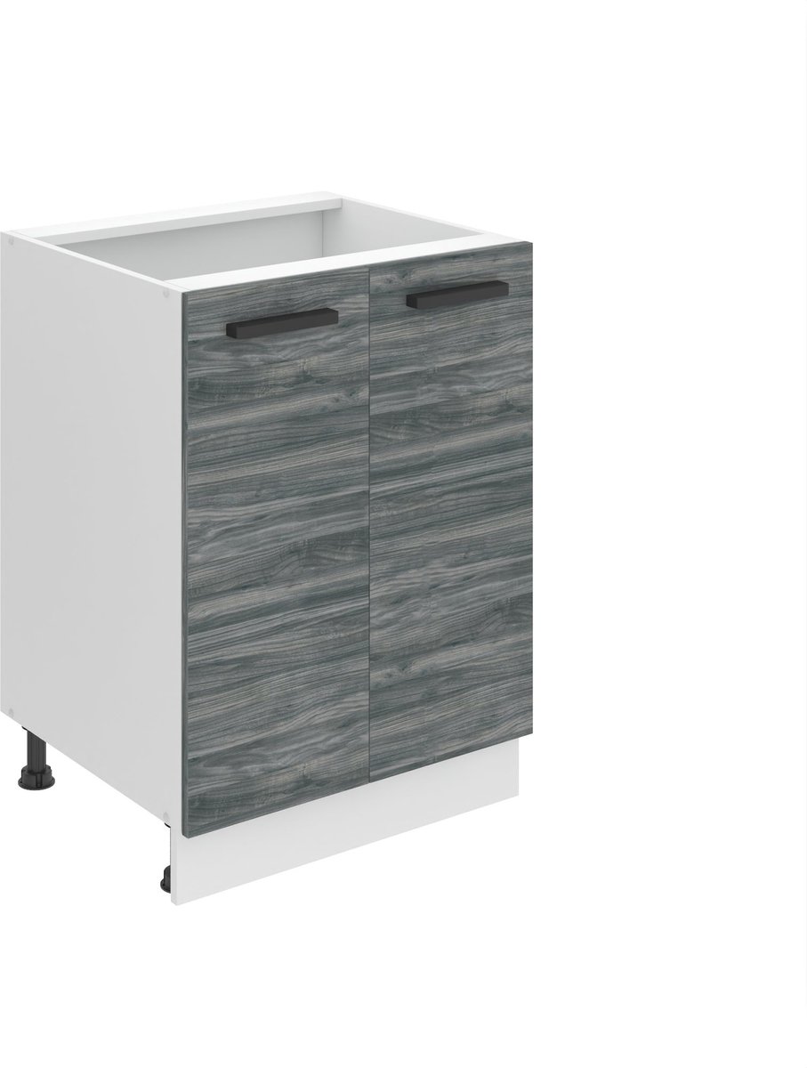 BELINI Keukenonderkast SD2 60 cm met 2 Deuren - Glamour Wood