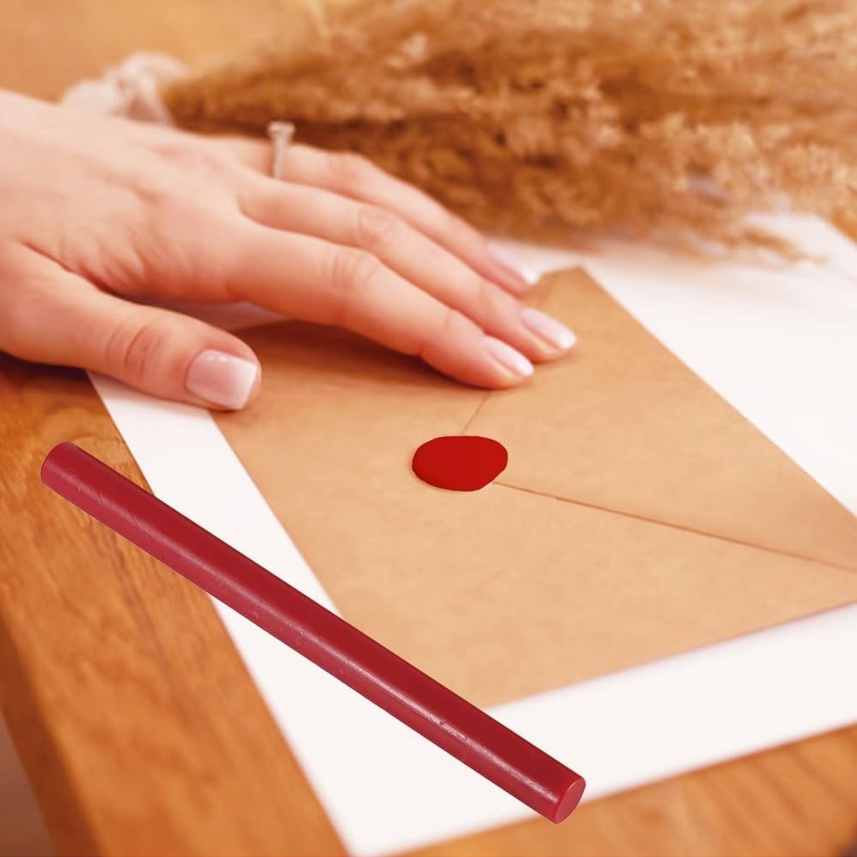 Retro Vintage Lijmstiften voor Verzegelen van Kaarten en Enveloppen - Antieke Waszegels voor DIY Projecten en Trouwen