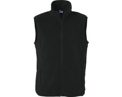 Clique Polar Fleece Bodywarmer Basic - Zwart - Maat XS