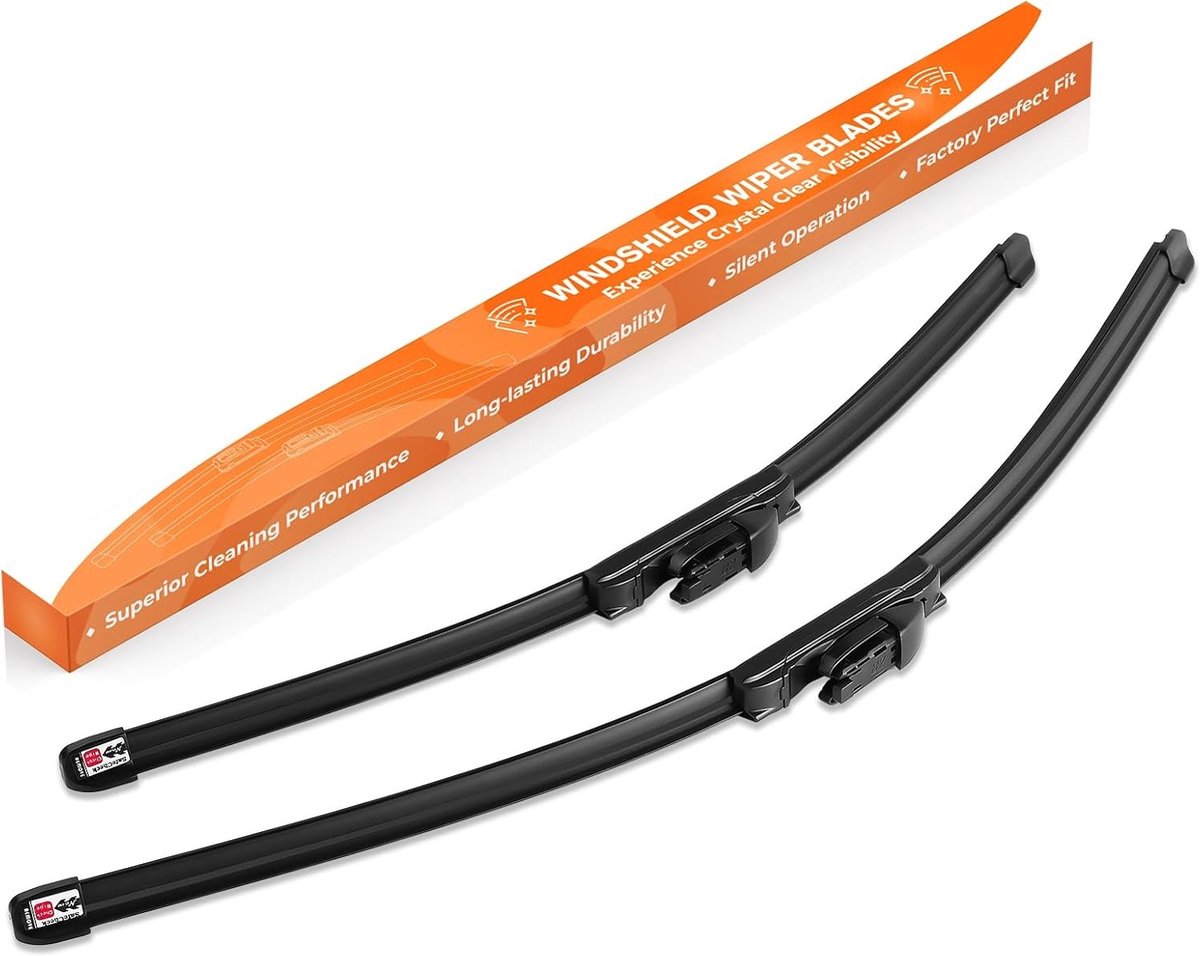 Windruitenwissers Set voor Fiat Ducato III Type 250 (2006) - Voorste Ruitenwissers 650 mm en 525 mm, Duurzaam en Efficiënt