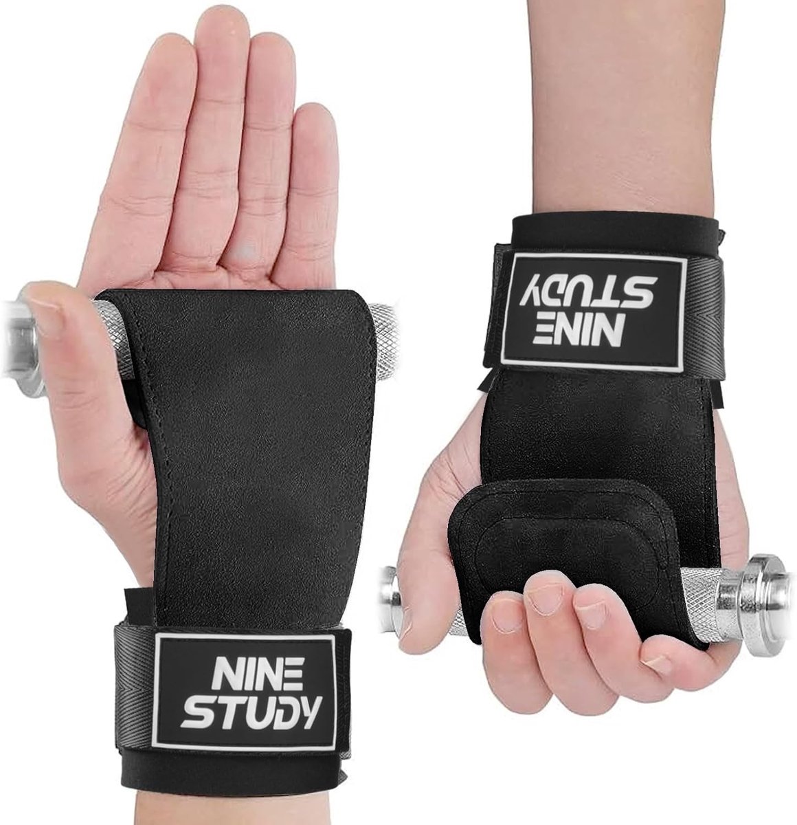 Krachttraining Zughilfen voor Handen, Duurzame Handgelenksbanden voor Fitness, Grip Versterking voor Mannen en Vrouwen, Ideaal voor Gewichtheffen en Gym Workouts