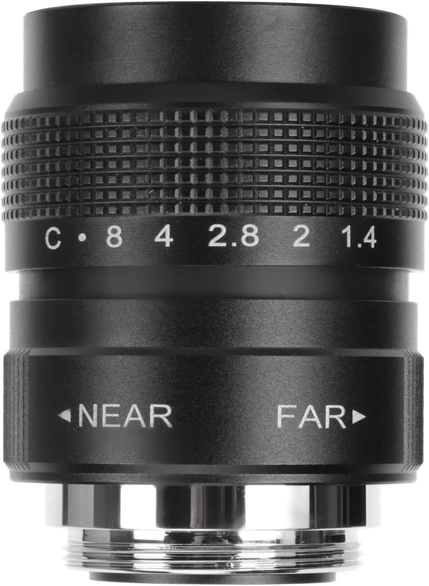 CCTV Lens 25mm F1.4 met Handmatige Verstelling, Aluminium Behuizing en Lage Vervorming voor Thuis en Winkelgebruik