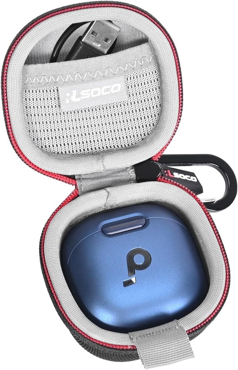 Duurzame Bescherming Case voor Draadloze Oordopjes, Geschikt voor Bluetooth Earbuds, Zwart