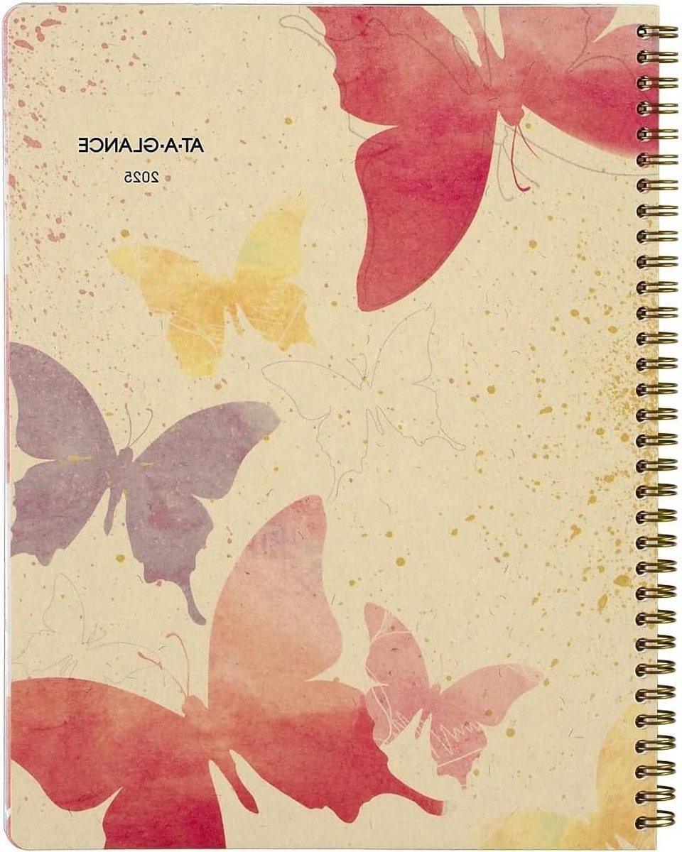Wekelijkse Maandplanner - Agenda Organizer - Afspraken Plannen - Gerecyclede Materialen - 8.5 x 11 Inch - Multicolor