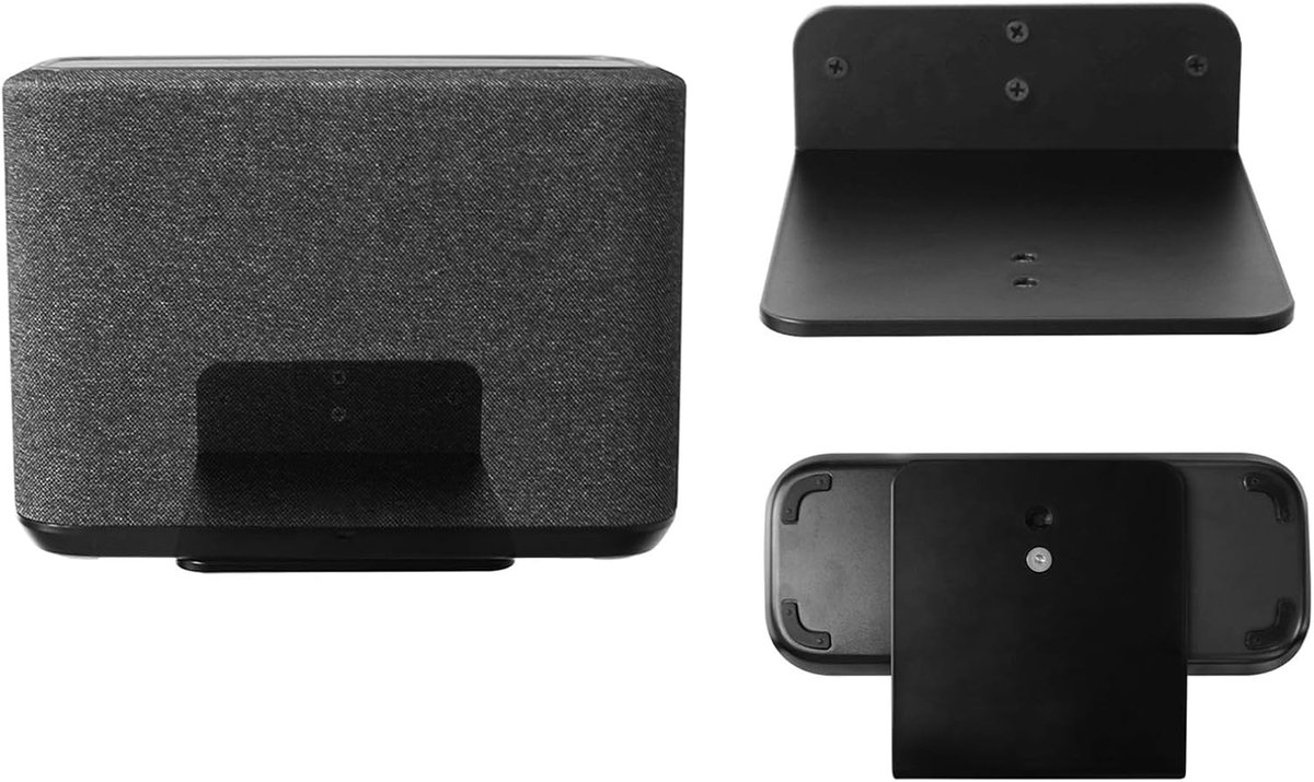 Muurbeugel voor Soundbar Geschikt voor Draadloze Speakers, Ideaal voor Thuisbioscoop en Geluidsinstallaties, Zwart