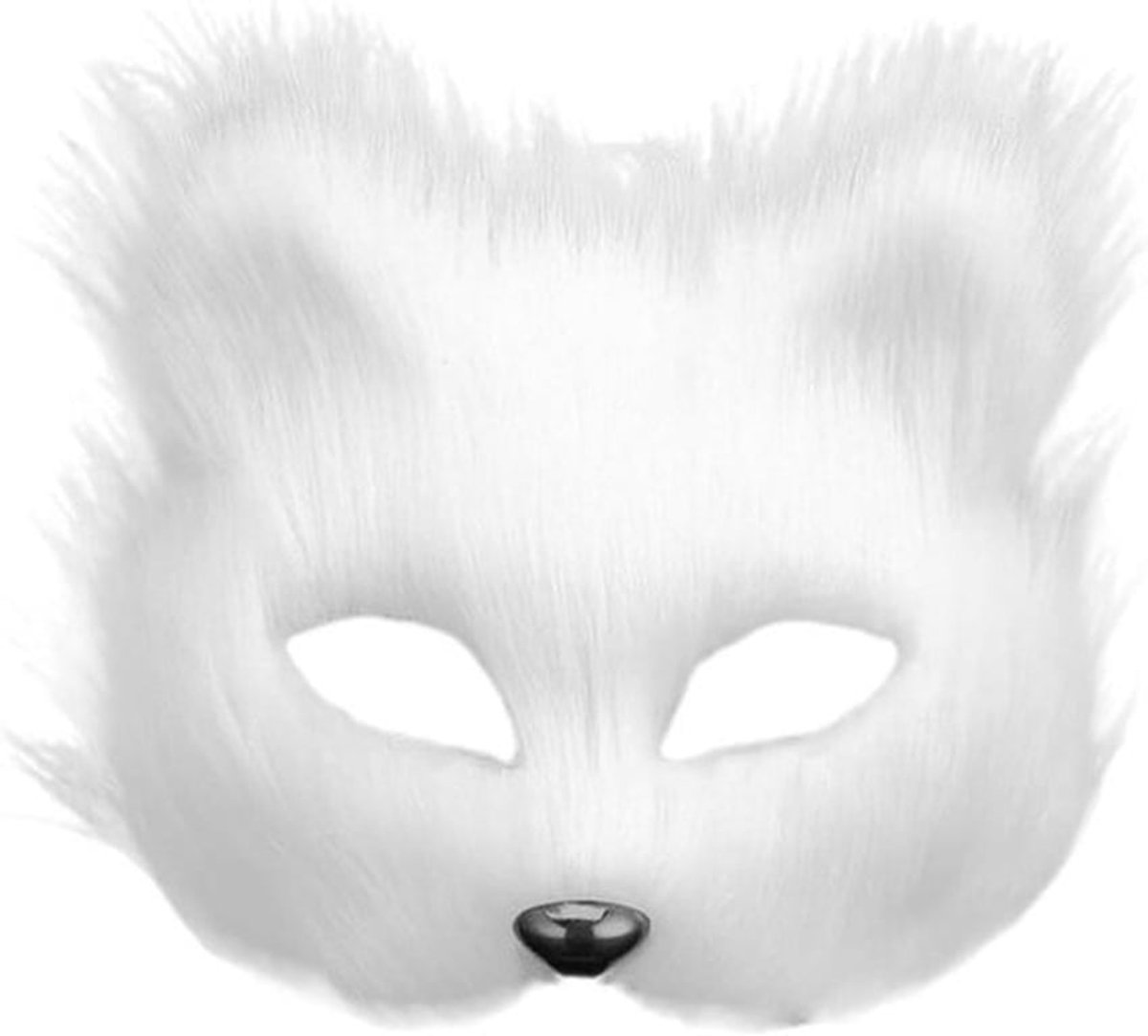 Halloween pluche masker met wasberenmotief voor vrouwen - Realistisch dierenmasker - Halloween cosplay accessoire