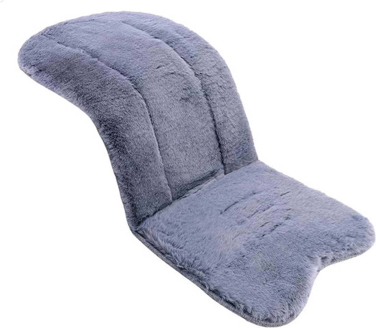 Ademende Pluche Stoelkussen voor Kinderwagen, Winter Sport Stoelkussen, Universele Bevestiging en Comfort voor Babyzitje