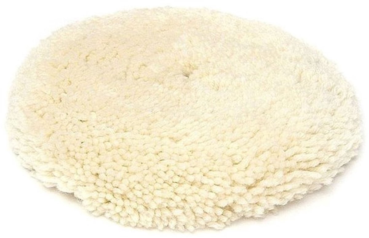 8 Inch Polijstpad - Wol Haak en Loop Grip - Zwaar Snijden - 100% Wol - Compound Polijsten - Geschikt voor Auto's - 8 Inch
