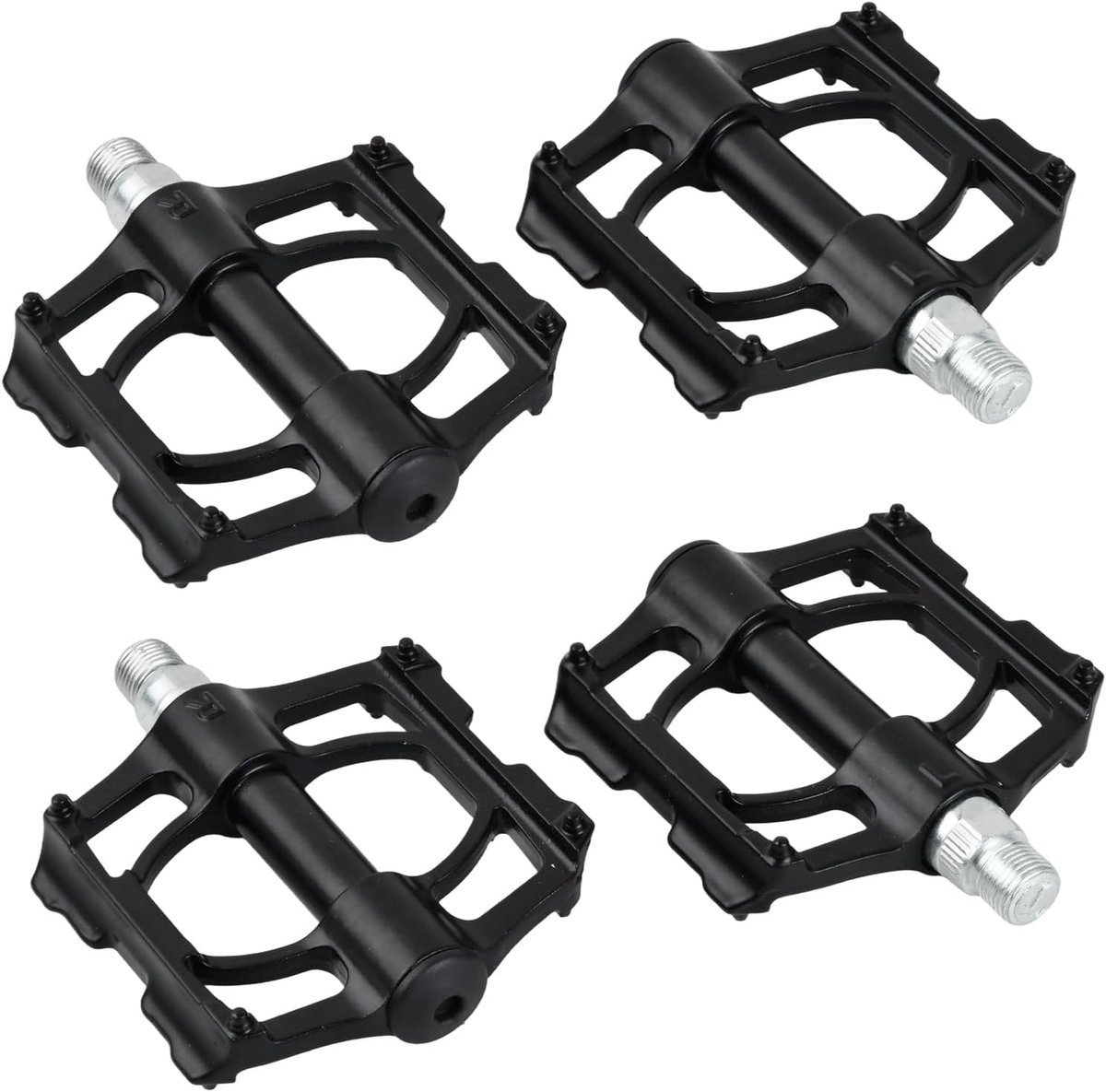 SnelShoppen - Fahrradpedale Set 9/16 Zoll Antirutsch Flat Pedalen voor Mountainbike en Rennfietsen, Aluminiumlegering Platformpedalen voor MTB Gravel