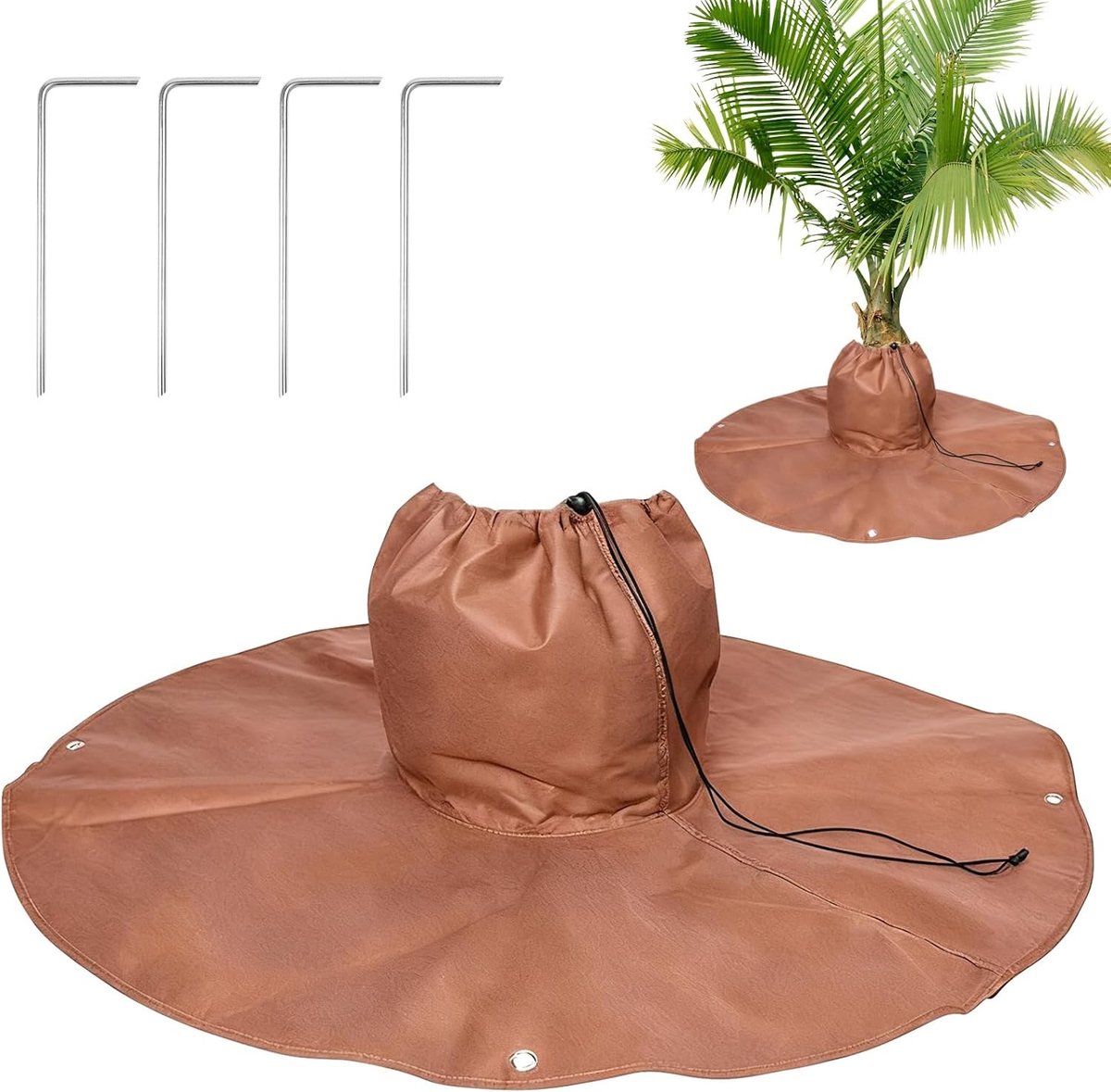Winterbescherming voor palmbomen en olijfbomen, wortelbescherming, vorstbescherming voor planten, buitengebruik, aluminium folie, tuinaccessoires