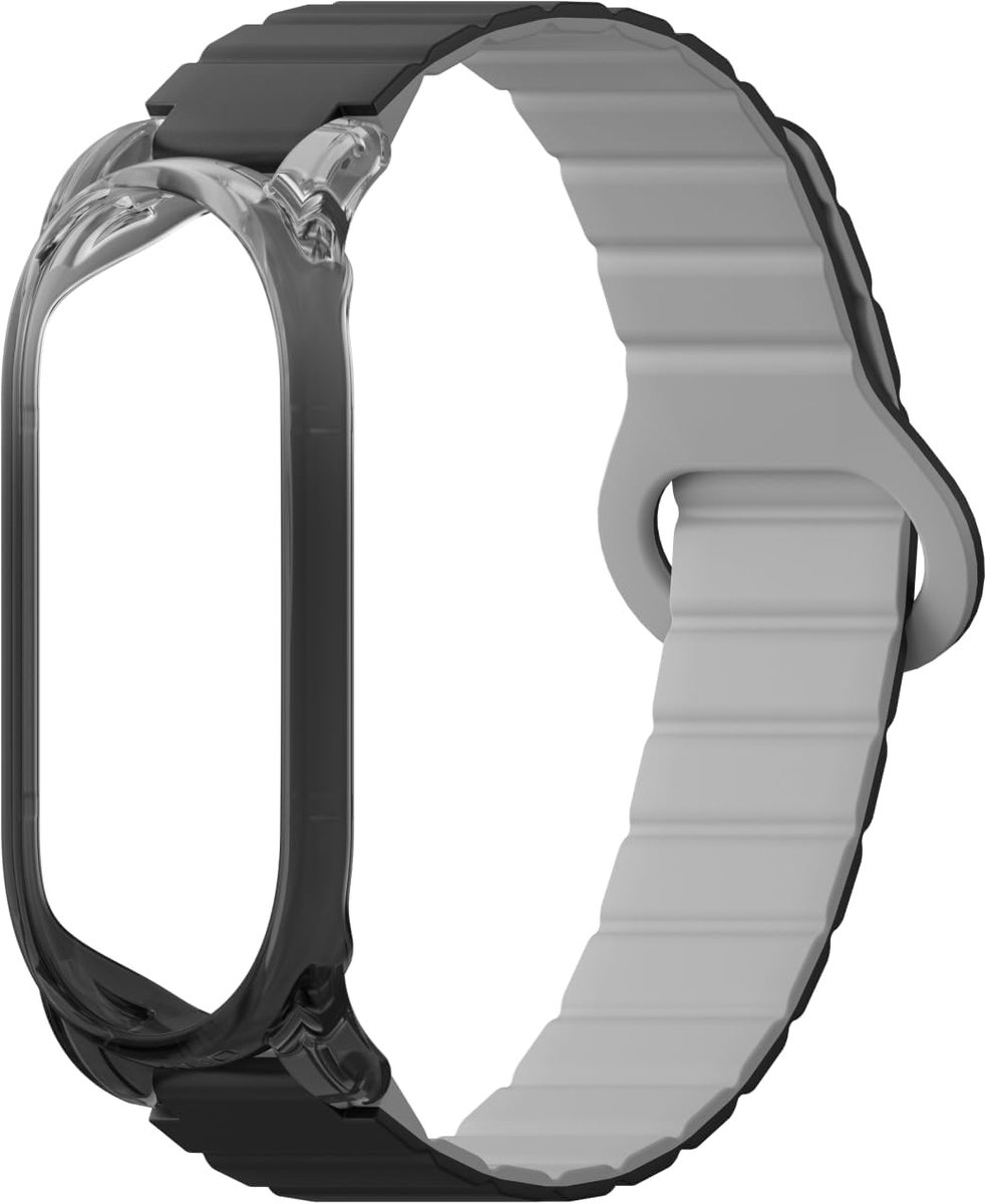 SnelShoppen - Verstelbare Siliconen Polsband voor NotePin/NotePin S AI-spraakrecorder - Ademend Nylon met Klittenbandsluiting - Geschikt voor Polsen v