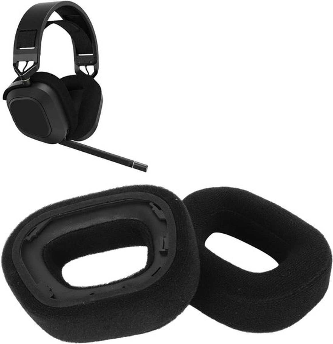 Comfortabele Oorkussens voor Gaming Hoofdtelefoons, Geluidsisolatie met Dikke Geheugenfoam, Ideaal voor Langdurig Gebruik
