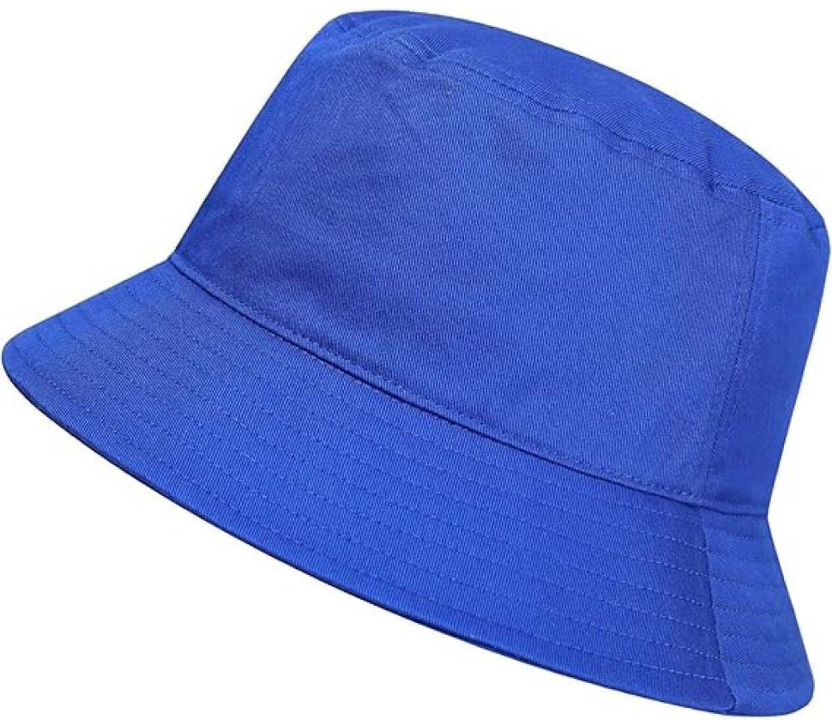 QTTVBTNA -Bucket Hat - Zonnehoed - Outdoor Hoed - Blauw, UPF 50+, 100% katoen - Zonwerend, lichtgewicht, opvouwbaar - Voor wandelen, reizen, vissen en strand - Unisex - Cadeau voor buitenliefhebbers