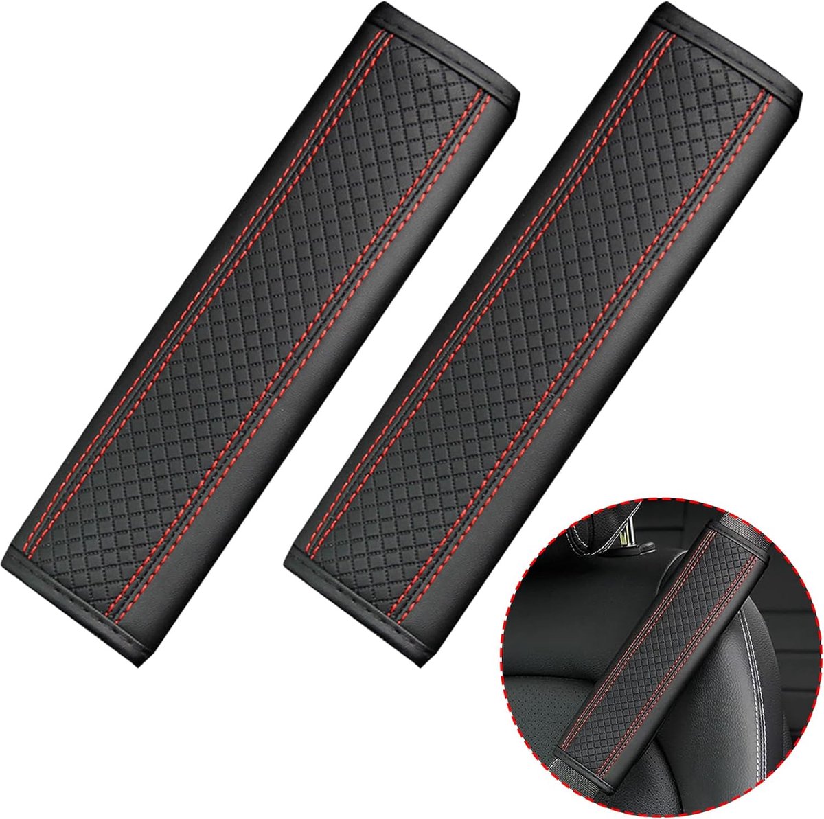 Car Seat Belt Cushion, 2 Pieces Car Seat Belt Pads, Seat Belt Pads, Seat Belt, Seat Belt, Seat Belt, Seat Belt Pad - ShopVlot
