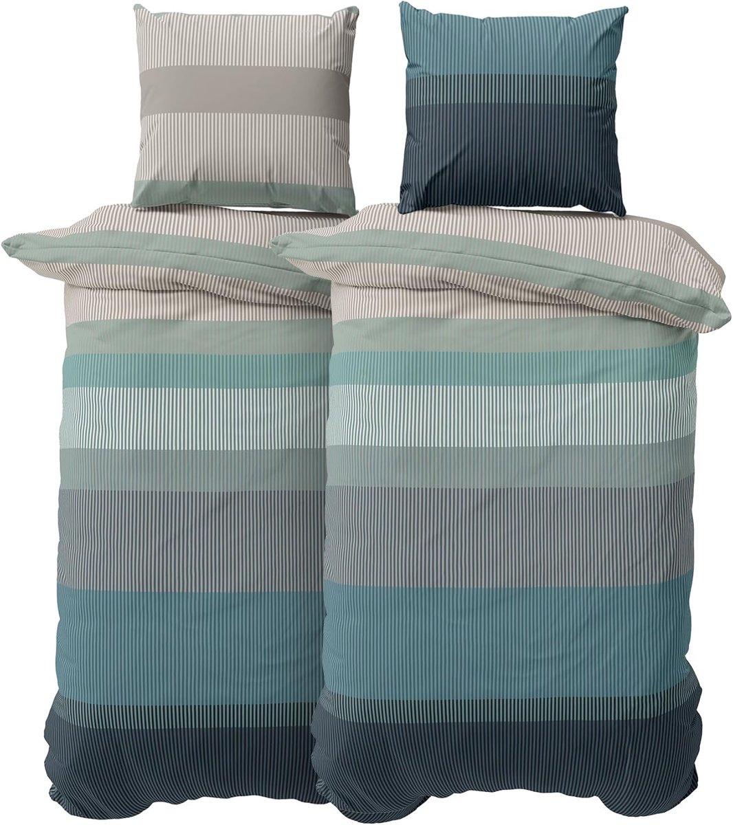 Premium Bed Linen 135 x 200 cm, 4-Piece Duvet Cover - Bedding Sets 135 x 200 cm with 2 x Pillowcases 80 x 80 cm, 2 x - ShopVlot