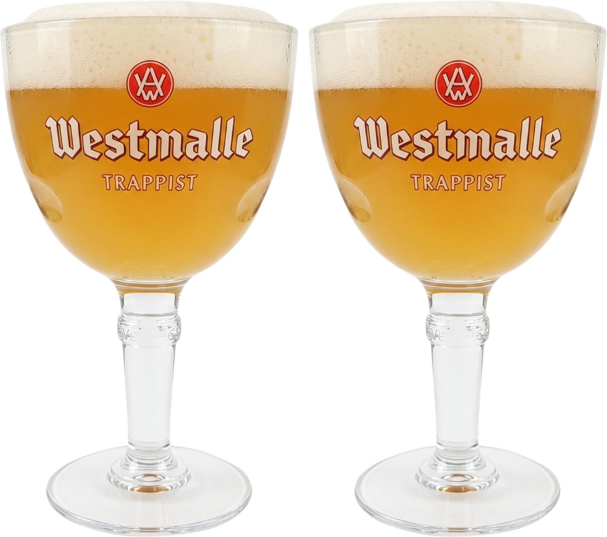 Westmalle Bierglazen Trappist - 330 ml - 2 stuks
