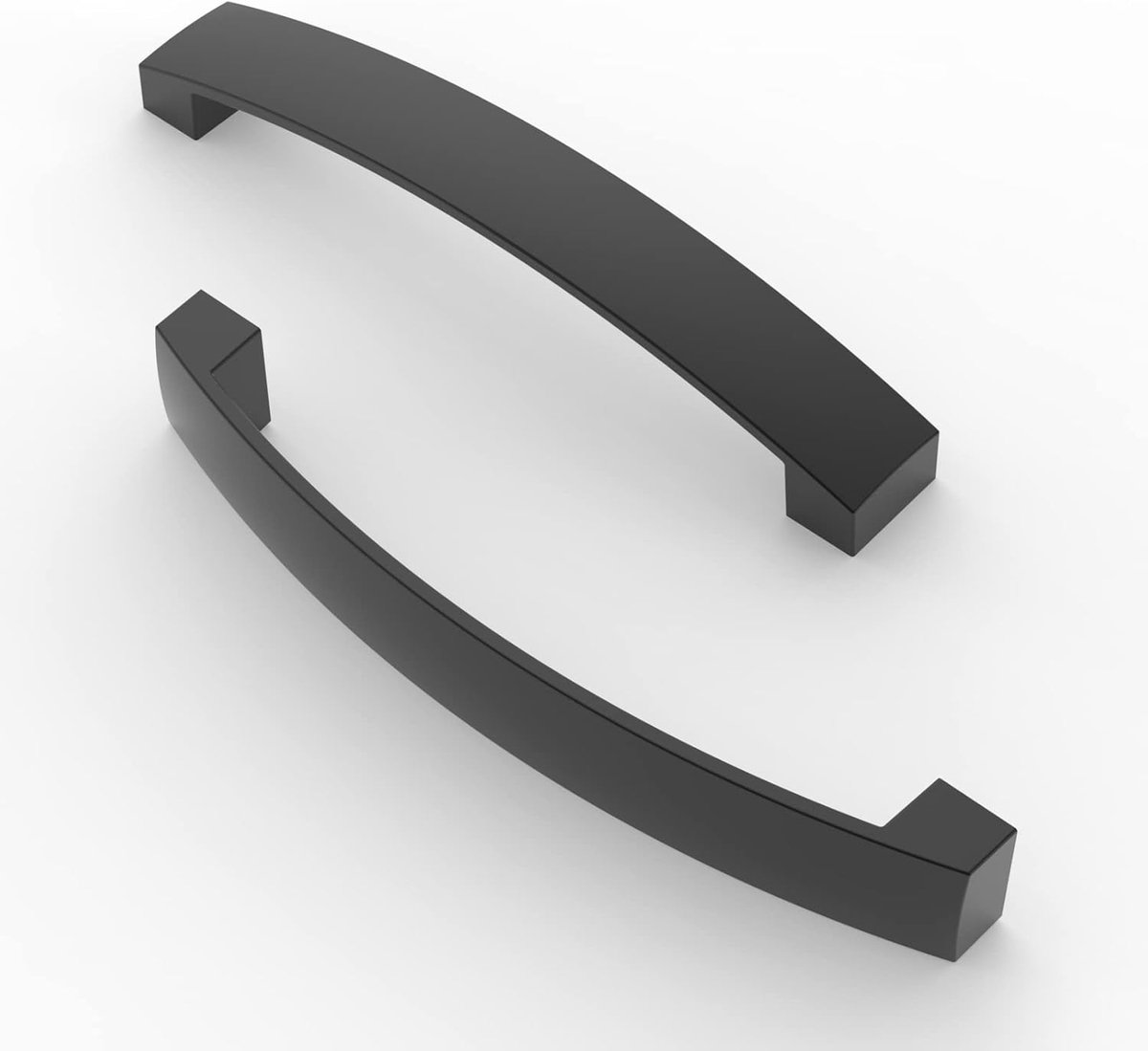 5 stuks meubelgrepen, boorgatenafstand 128 mm stanggreep, kast booggreep keukengreep, voor keukenkastdeur, slaapkamer commode lade, badkamer, mat zwart