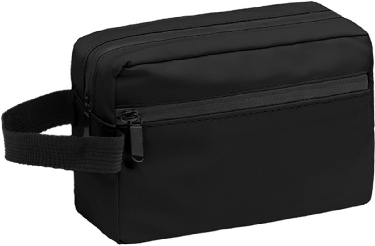 Reistoilettas voor dames en heren, scheertas voor toiletartikelen, accessoires, opvouwbare opbergzakken met handvat voor cosmetica borstels gereedschap 22*16*7cm