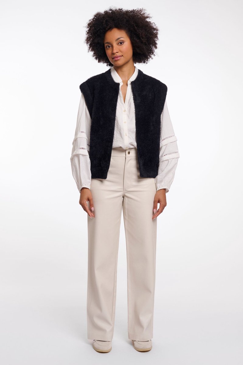 Rino & Pelle Jassen - Elona waistcoat - Zwart
