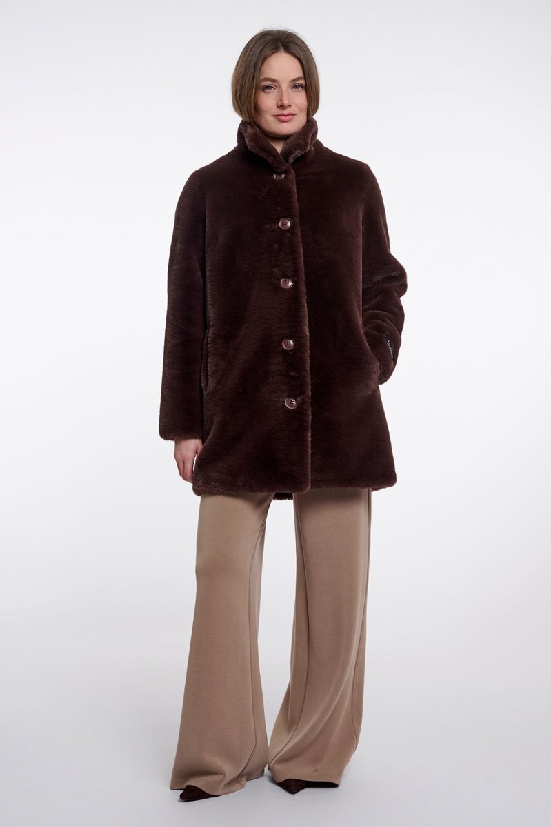 Rino & Pelle Jassen - Nonna coat - Coffee roast