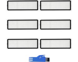 Filters Toebehoren voor Xiaomi X20 Max/ X20 Pro Stofzuiger Onderdelen | Robot Vacuum 5/5Pro Stofzuiger HEPA Filters, X20 Max Toebehoren,6 Stuks Filters, Wasbaar En Herbruikbaar Onderdelen