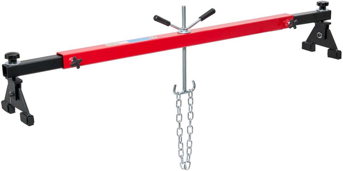 TRUTZHOLM - Motorbrug - Spatbordsteun - 300 kg - verstelbaar - rood